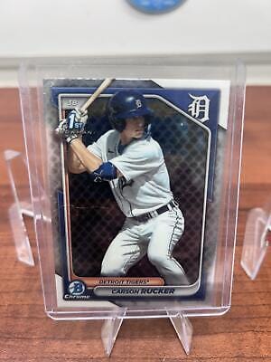 Cheap Sneaks Footwear/Sports Cards Baseball Card Carson Rucker 2024 Bowman Chrome Prospects #BCP-65 Detroit Tigers
