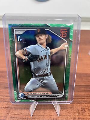 Cheap Sneaks Footwear/Sports Cards Baseball Card Carson Whisenhunt 2024 Bowman #BCP-96 Chrome Prospects Lunar Glow Refr