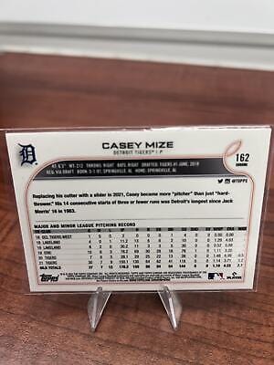 Cheap Sneaks Footwear/Sports Cards Baseball Card Casey Mize 2022 Topps Chrome #162 Detroit Tigers