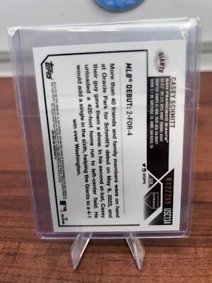 Cheap Sneaks Footwear/Sports Cards Baseball Card Casey Schmitt 2023 Topps Chrome Update Magenta/Purple Lava Lamp #/299