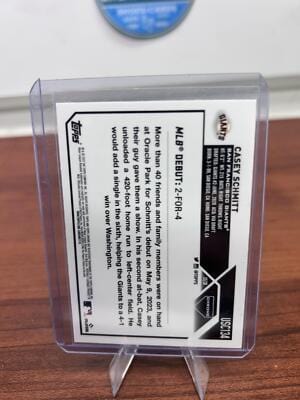 Cheap Sneaks Footwear/Sports Cards Baseball Card Casey Schmitt 2023 Topps Chrome Update  Prism Rookie Card #USC134 Gian