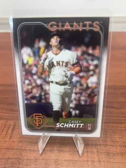 Cheap Sneaks Footwear/Sports Cards Baseball Card Casey Schmitt 2024 Topps #403 San Francisco Giants