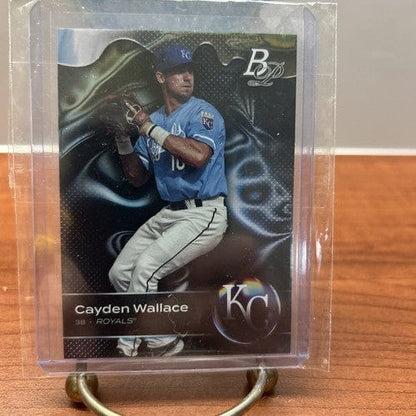 Cheap Sneaks Footwear/Sports Cards Baseball Card Cayden Wallace TOP-84 - 2023 Bowman Platinum Baseball – Prospects
