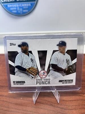 Cheap Sneaks Footwear/Sports Cards Baseball Card CC Sabathia / Andy Pettitte 2023 Topps One-Two Punch #12P-4 New York Y