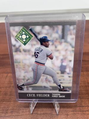 Cheap Sneaks Footwear/Sports Cards Baseball Card Cecil Fielder 1991 Ultra #392 Detroit Tigers