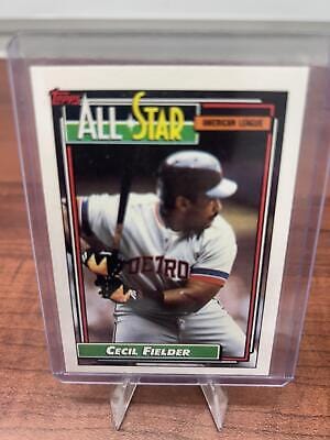Cheap Sneaks Footwear/Sports Cards Baseball Card Cecil Fielder 1992 Topps #397 Detroit Tigers