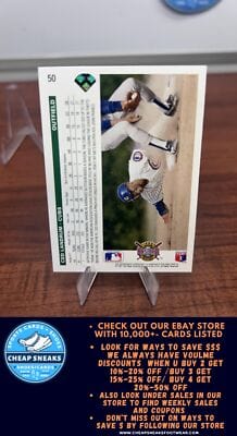 Cheap Sneaks Footwear/Sports Cards Baseball Card Ced Landrum 1992 Upper Deck #50 Chicago Cubs
