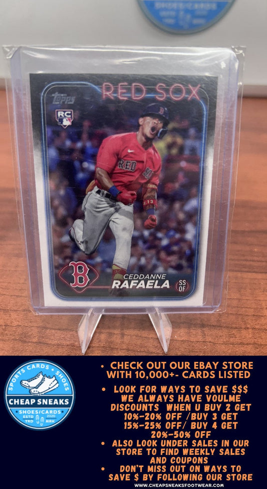 Cheap Sneaks Footwear/Sports Cards Baseball Card Ceddanne Rafaela 2024 Topps #313 Boston Red Sox