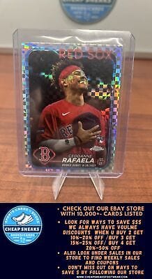 Cheap Sneaks Footwear/Sports Cards Baseball Card Ceddanne Rafaela 2024 Topps Chrome Update X-Fractors #USC44 Boston Red