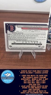 Cheap Sneaks Footwear/Sports Cards Baseball Card Ceddanne Rafaela RC 2024 Bowman #84 Boston Red Sox
