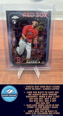 Cheap Sneaks Footwear/Sports Cards Baseball Card Ceddanne Rafaela RC 2024 Topps Chrome #118 Boston Red Sox