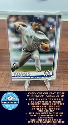 Cheap Sneaks Footwear/Sports Cards Baseball Card Chance Adams RC 2019 Topps #98 New York Yankees