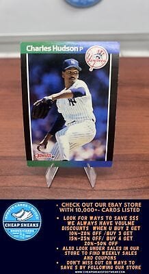 Cheap Sneaks Footwear/Sports Cards Baseball Card Charles Hudson 1989 Donruss #514 New York Yankees