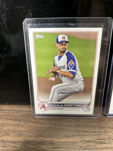 Cheap Sneaks Footwear/Sports Cards Baseball Card Charlie Morton Atlanta Braves Lot (2) 2023 Topps Series 2, 2022 Topps