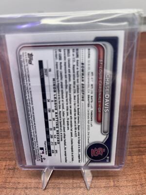 Cheap Sneaks Footwear/Sports Cards Baseball Card Chase Davis 2024 Bowman Prospects Fuchsia Parallel #BP-150 Cardnails /