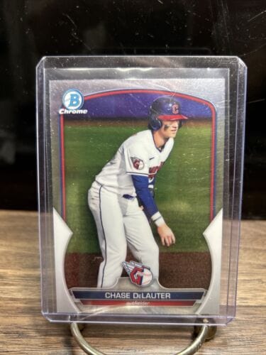 Cheap Sneaks Footwear/Sports Cards Baseball Card Chase DeLauter 2023 Bowman Chrome Cleveland Guardians Baseball Card# B