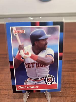 Cheap Sneaks Footwear/Sports Cards Baseball Card Chet Lemon 1988 Donruss #215 Detroit Tigers