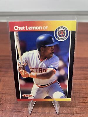Cheap Sneaks Footwear/Sports Cards Baseball Card Chet Lemon 1989 Donruss #209a Detroit Tigers