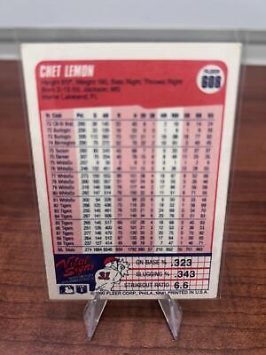 Cheap Sneaks Footwear/Sports Cards Baseball Card Chet Lemon 1990 Fleer #608b Detroit Tigers