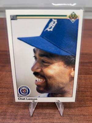 Cheap Sneaks Footwear/Sports Cards Baseball Card Chet Lemon 1990 Upper Deck #348 Detroit Tigers