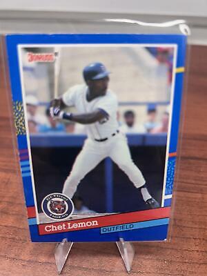 Cheap Sneaks Footwear/Sports Cards Baseball Card Chet Lemon 1991 Donruss #301 Detroit Tigers