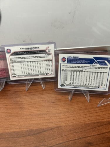 Cheap Sneaks Footwear/Sports Cards Baseball Card Chicago Cubs Lot Lot (9) 2022-2024 Topps Chrome Pete Crow-Armstrong,Su