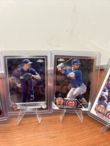 Cheap Sneaks Footwear/Sports Cards Baseball Card Chicago Cubs Lot Lot (9) 2022-2024 Topps Chrome Pete Crow-Armstrong,Su