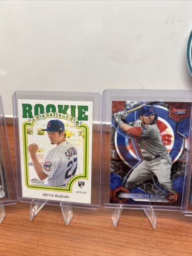Cheap Sneaks Footwear/Sports Cards Baseball Card Chicago Cubs Lot Lot (9) 2022-2024 Topps Chrome Pete Crow-Armstrong,Su