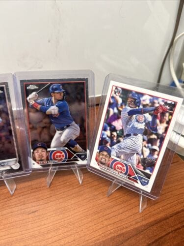 Cheap Sneaks Footwear/Sports Cards Baseball Card Chicago Cubs Lot Lot (9) 2022-2024 Topps Chrome Pete Crow-Armstrong,Su