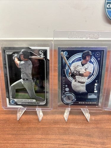 Cheap Sneaks Footwear/Sports Cards Baseball Card Chicago White Sox 2023/2024 Bowman Chrome Prospects Lot Colson Montgom
