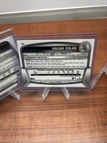 Cheap Sneaks Footwear/Sports Cards Baseball Card Chicago White Sox 2023/2024 Bowman Chrome Prospects Lot Colson Montgom