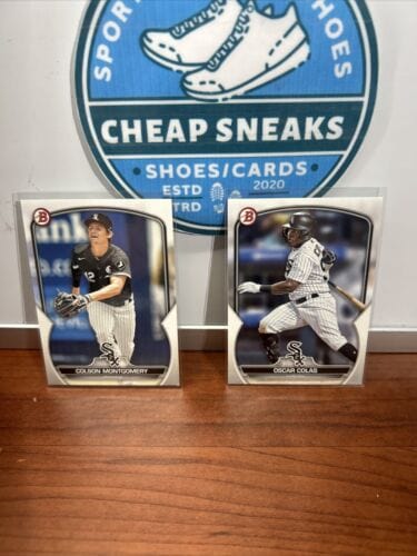 Cheap Sneaks Footwear/Sports Cards Baseball Card Chicago White Sox 2023 Bowman Prospect Lot (2) Colson Montgomery+ Osca