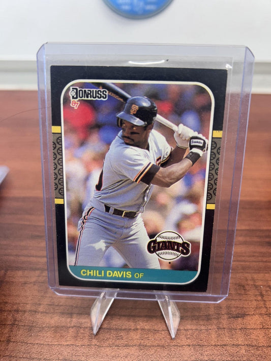 Cheap Sneaks Footwear/Sports Cards Baseball Card Chili Davis 1987 Donruss #268 San Francisco Giants