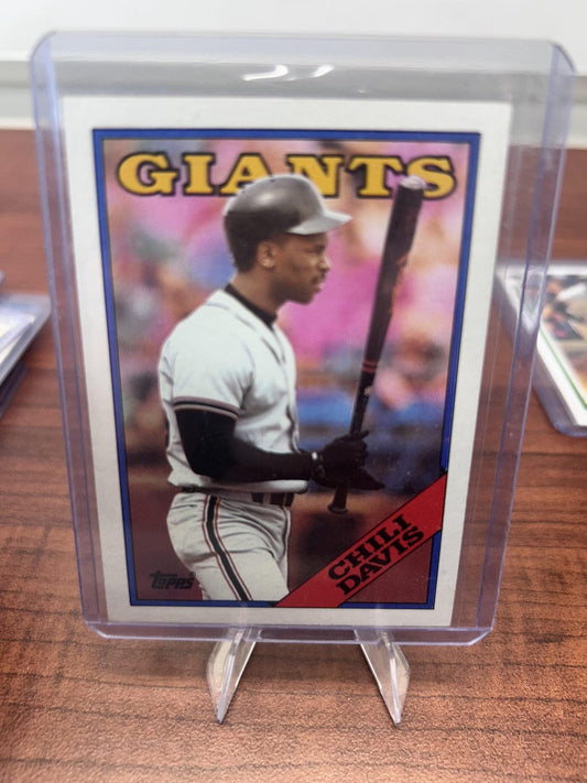 Cheap Sneaks Footwear/Sports Cards Baseball Card Chili Davis 1988 Topps #15 San Francisco Giants