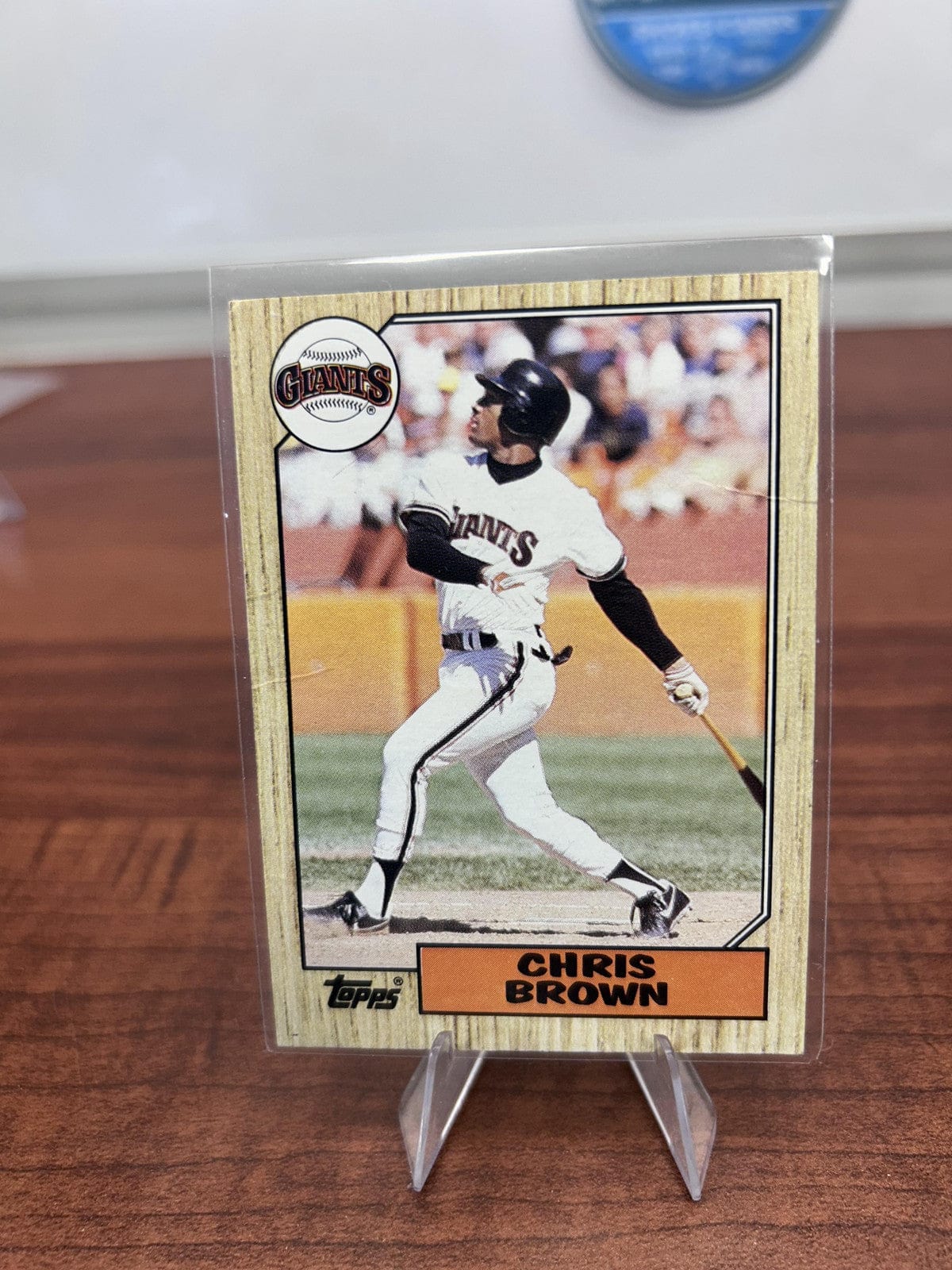 Cheap Sneaks Footwear/Sports Cards Baseball Card Chris Brown 1987 Topps #180 San Francisco Giants