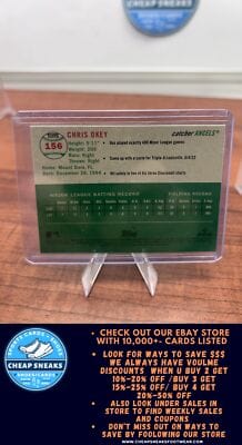 Cheap Sneaks Footwear/Sports Cards Baseball Card Chris Okey RC 2023 Topps Chrome Platinum Anniversary #156 Los Angeles