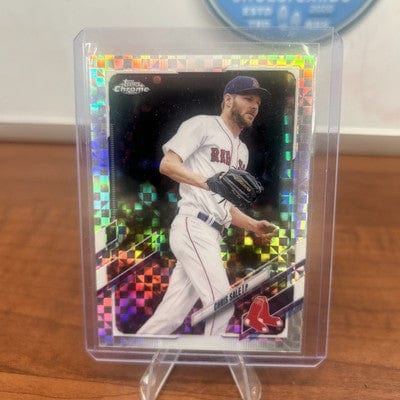 Cheap Sneaks Footwear/Sports Cards Baseball Card Chris Sale 2021 Topps Chrome X-Fractor Refractor  #60 Boston Red Sox