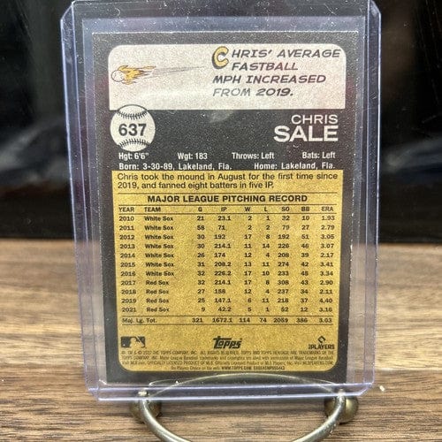 Cheap Sneaks Footwear/Sports Cards Baseball Card Chris Sale 2022 Topps Heritage #637 Boston Red Sox,Braves