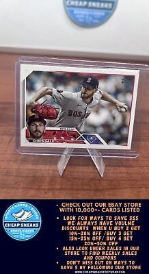 Cheap Sneaks Footwear/Sports Cards Baseball Card Chris Sale 2023 Topps #333 Boston Red Sox