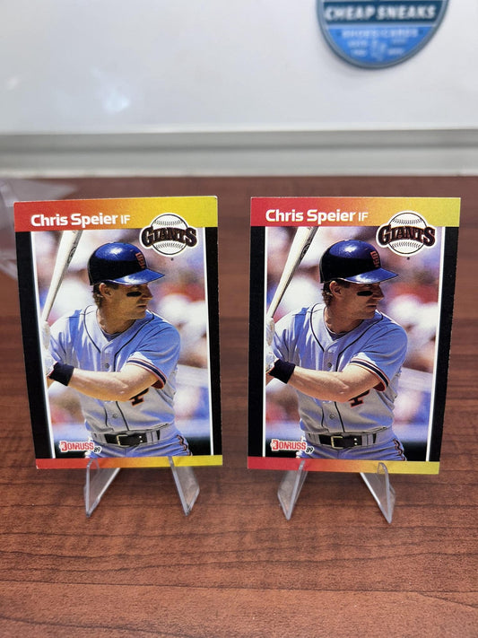Cheap Sneaks Footwear/Sports Cards Baseball Card Chris Speier 1989 Donruss #532b San Francisco Giants