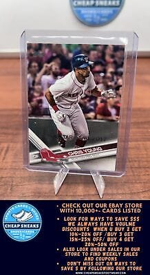 Cheap Sneaks Footwear/Sports Cards Baseball Card Chris Young SN 2017 Topps Mother's Day Hot Pink #654 Boston Red Sox