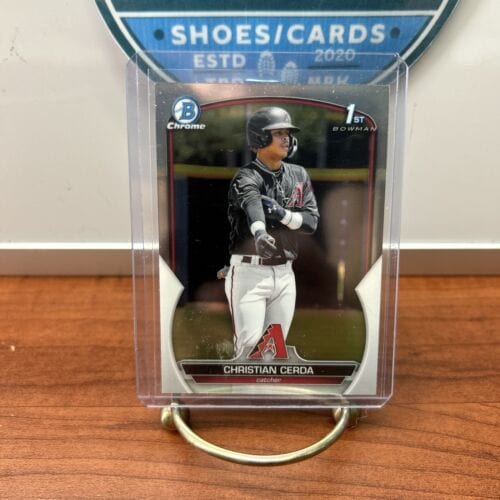 Cheap Sneaks Footwear/Sports Cards Baseball Card CHRISTIAN CERDA 2023 BOWMAN #BCP-56 CHROME PROSPECTS ARIZONA DIAMONDBA