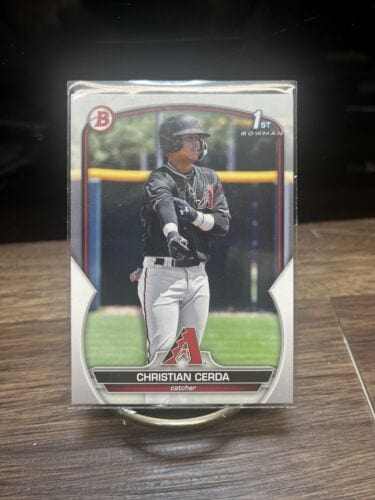 Cheap Sneaks Footwear/Sports Cards Baseball Card Christian Cerda Rookie 2023 Bowman #BP-56 1st Prospect DIamondBACKS RC