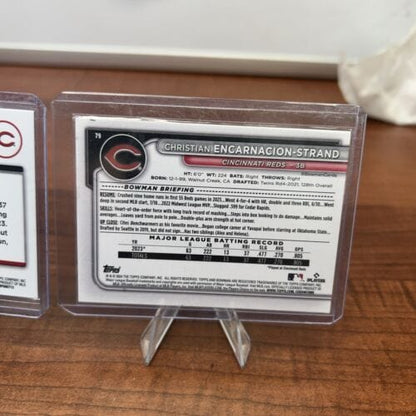 Cheap Sneaks Footwear/Sports Cards Baseball Card Christian Encarnancion-Strand 202 Topps Chrome Update Debut Refractor