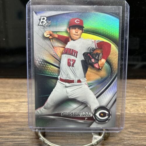 Cheap Sneaks Footwear/Sports Cards Baseball Card Christian Roa 2022 Bowman Platinum  Cincinnati Reds Baseball Card#Top-