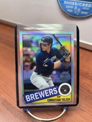 Cheap Sneaks Footwear/Sports Cards Baseball Card Christian Yelich 2020 Topps Chrome 1985 Topps Baseball #85TC-15 Brewer
