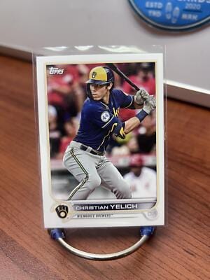 Cheap Sneaks Footwear/Sports Cards Baseball Card Christian Yelich 2022 Topps Milwaukee Brewers #MIL-1 Milwaukee Brewers
