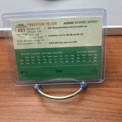 Cheap Sneaks Footwear/Sports Cards Baseball Card Christian Yelich 2023 Topps Chrome Platinum Anniversary Milwaukee Brew