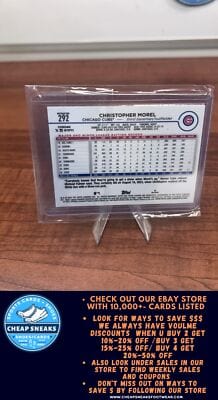 Cheap Sneaks Footwear/Sports Cards Baseball Card Christopher Morel 2024 Topps Chrome Refractors #292 Chicago Cubs