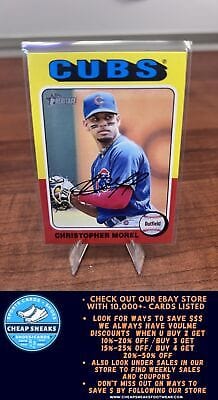 Cheap Sneaks Footwear/Sports Cards Baseball Card Christopher Morel 2024 Topps Heritage #316 Chicago Cubs